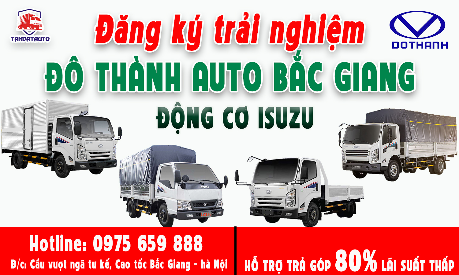 Đô thành Auto Bắc giang giảm ngay 20 triệu khi mua IZ đô thành tại bắc giang